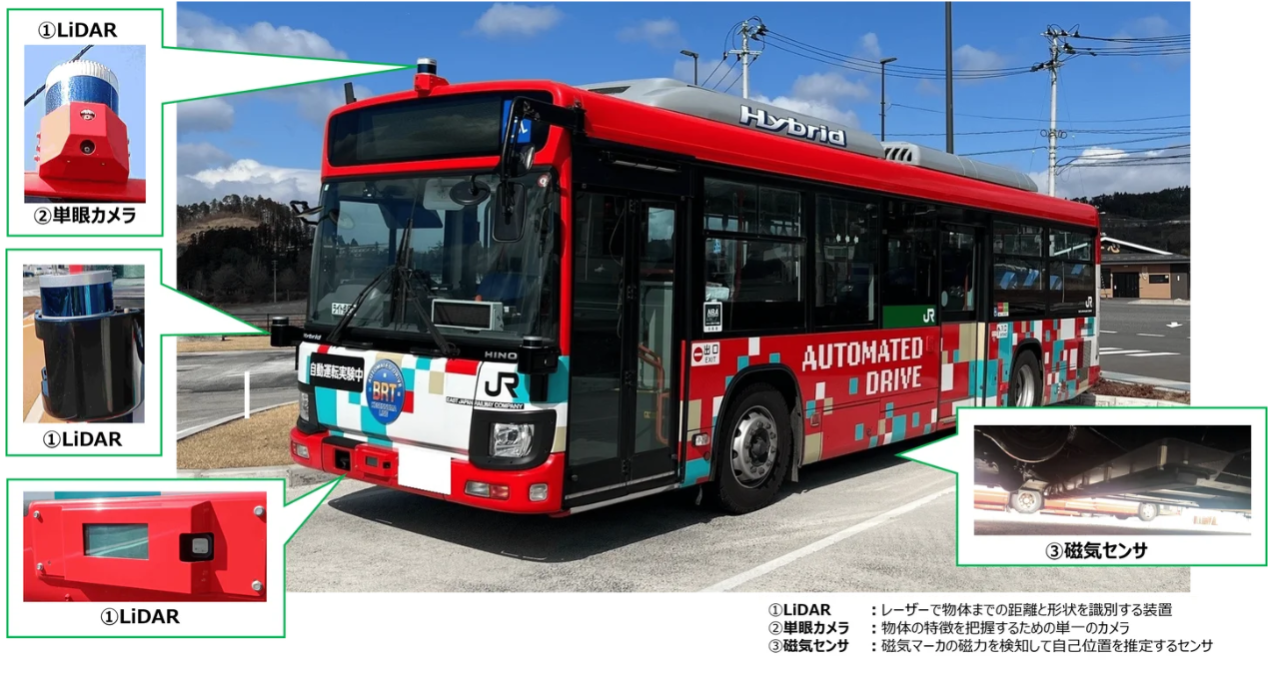国内最長・最速のレベル4自動運転　気仙沼線BRT