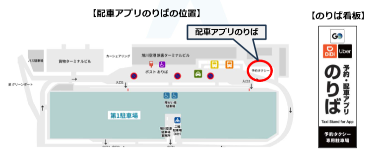 旭川空港、配車アプリ対応を拡充　Uber・DiDiを追加