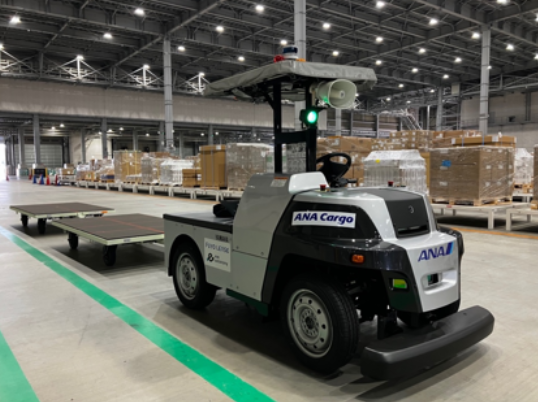 成田空港で国内初のレベル4貨物自動搬送開始
