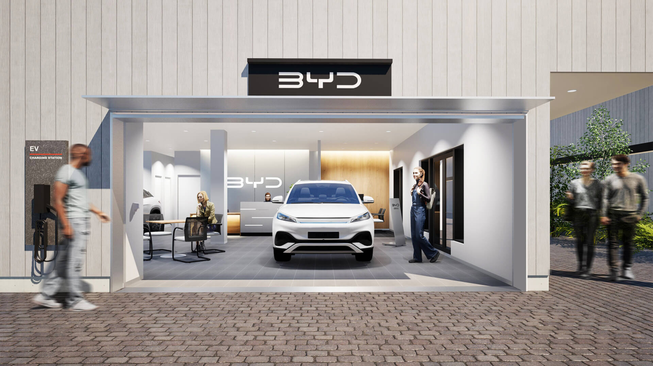 BYD新ショールーム 立川に45店舗目オープン　年内100店舗へ