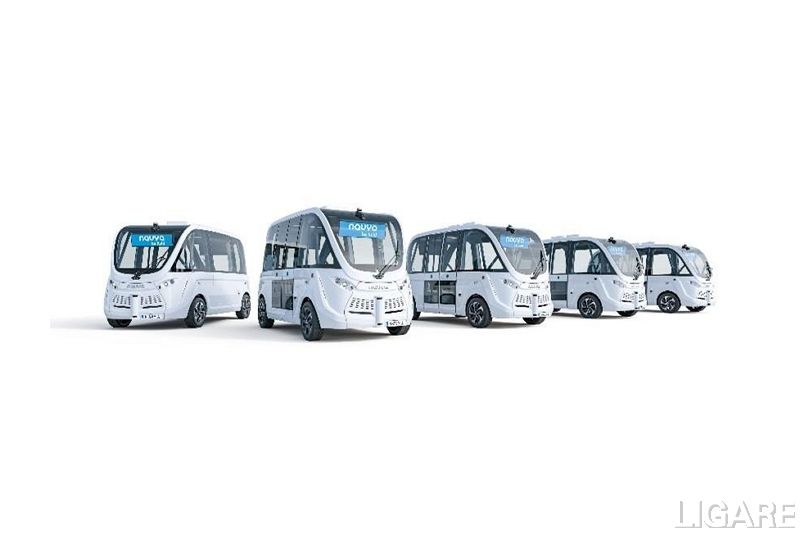 自動運転EVバスの走行実証　マクニカら、長野県上田市で準備開始