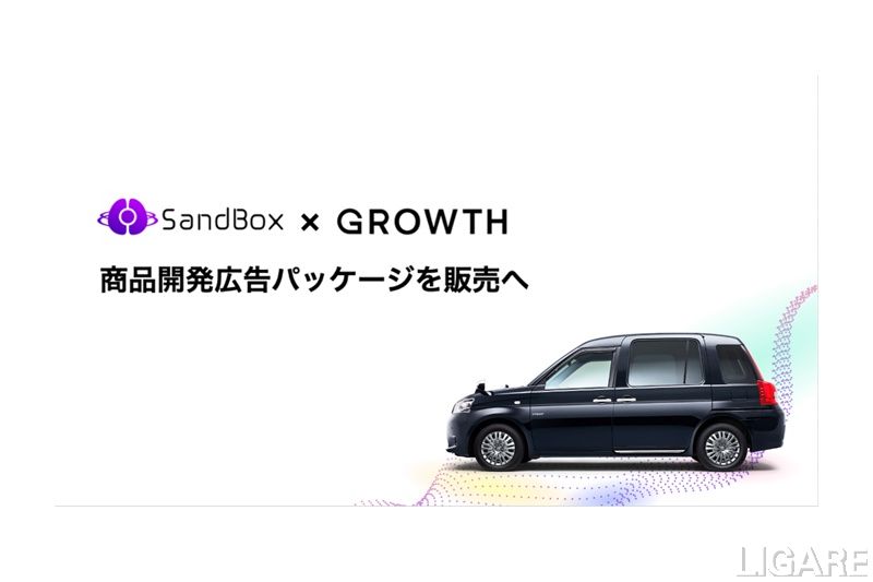 新商品等をタクシー広告　SandBoxとニューステクノロジーが連携
