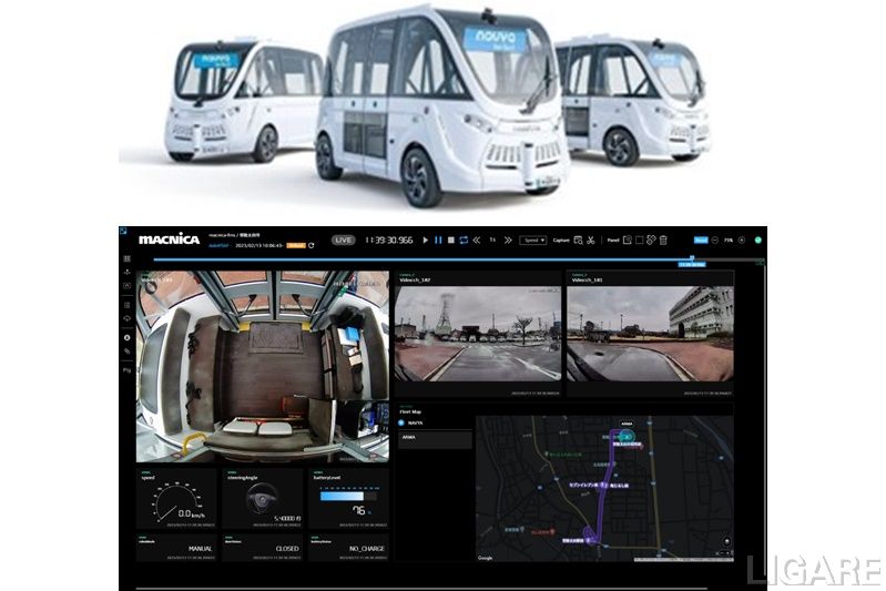 マクニカら、自動運転の公道走行と自動運転パーソナルモビリティの実証実施