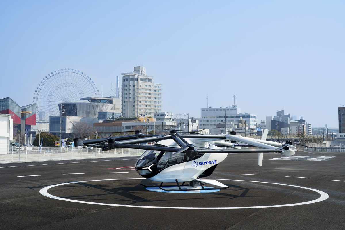 空飛ぶクルマが万博でお披露目　大阪港バーティポート完成！
