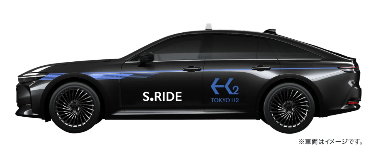 S.RIDE、都内で「水素タクシー」配車開始