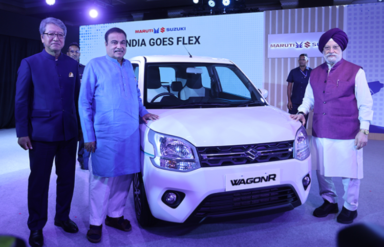 スズキ初のフレックス燃料車 インドで発表